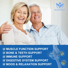 Bone and teeth support illustration highlighting calcium citrate benefits