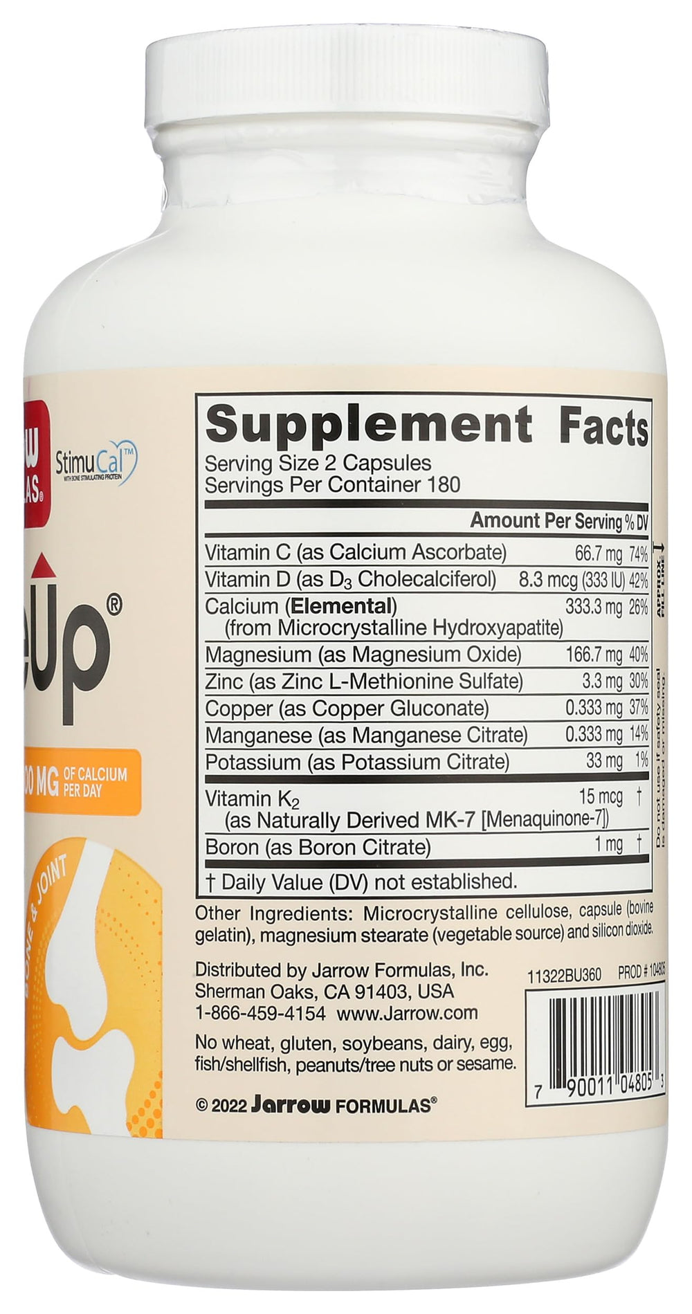 StimuCal MCHA calcium source in BoneUp