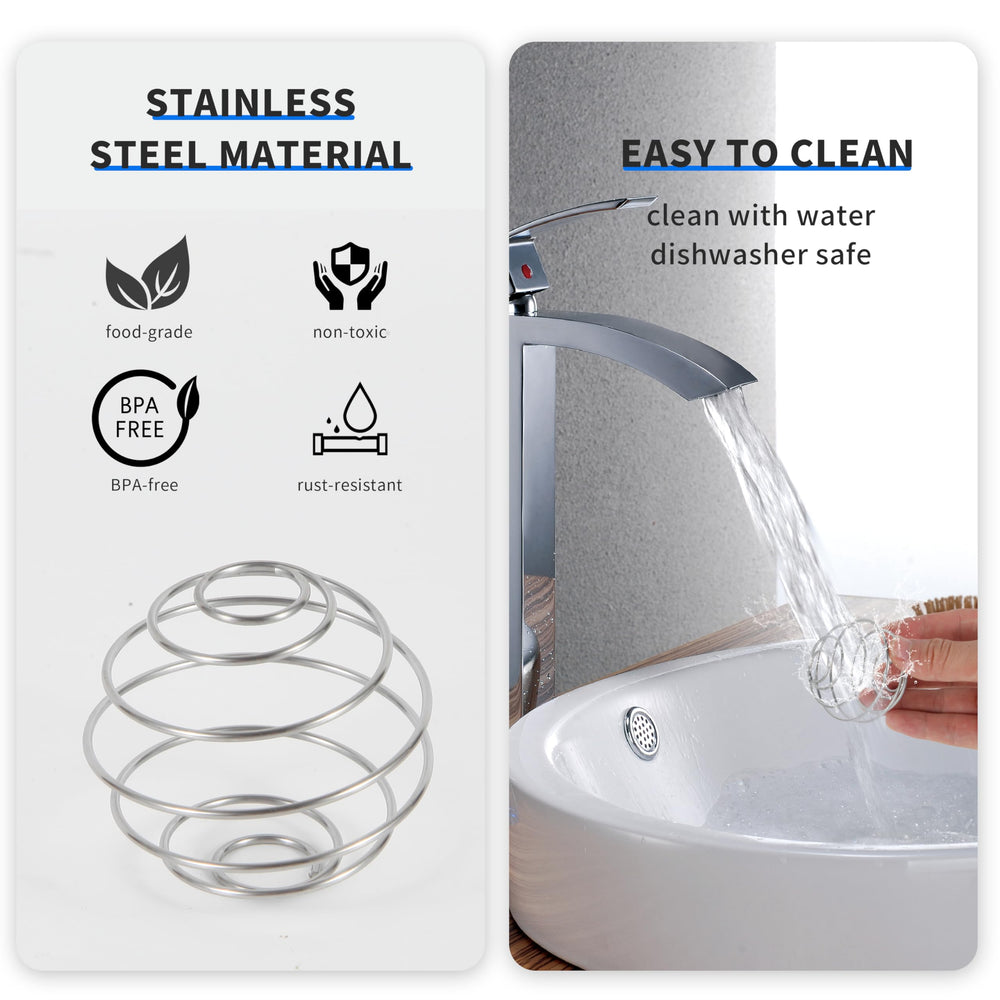 Dishwasher-safe BooMetCheer shaker ball for shakes and dressings