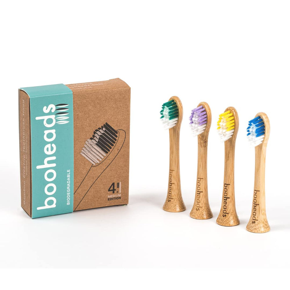 booheads Bamboo Electric Toothbrush Heads product photo