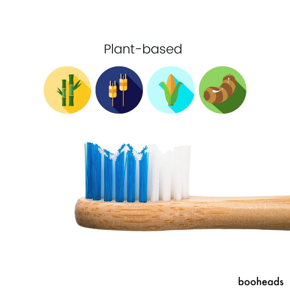 Bamboo material detail for booheads toothbrush heads