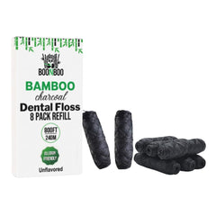 BOONBOO Dental Floss Refill bamboo charcoal woven thread packaging front view
