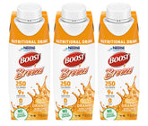Boost Breeze orange bottle front showing vibrant flavor and protein boost.
