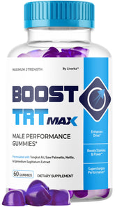 Boost TRT Max Gummies bottle front view
