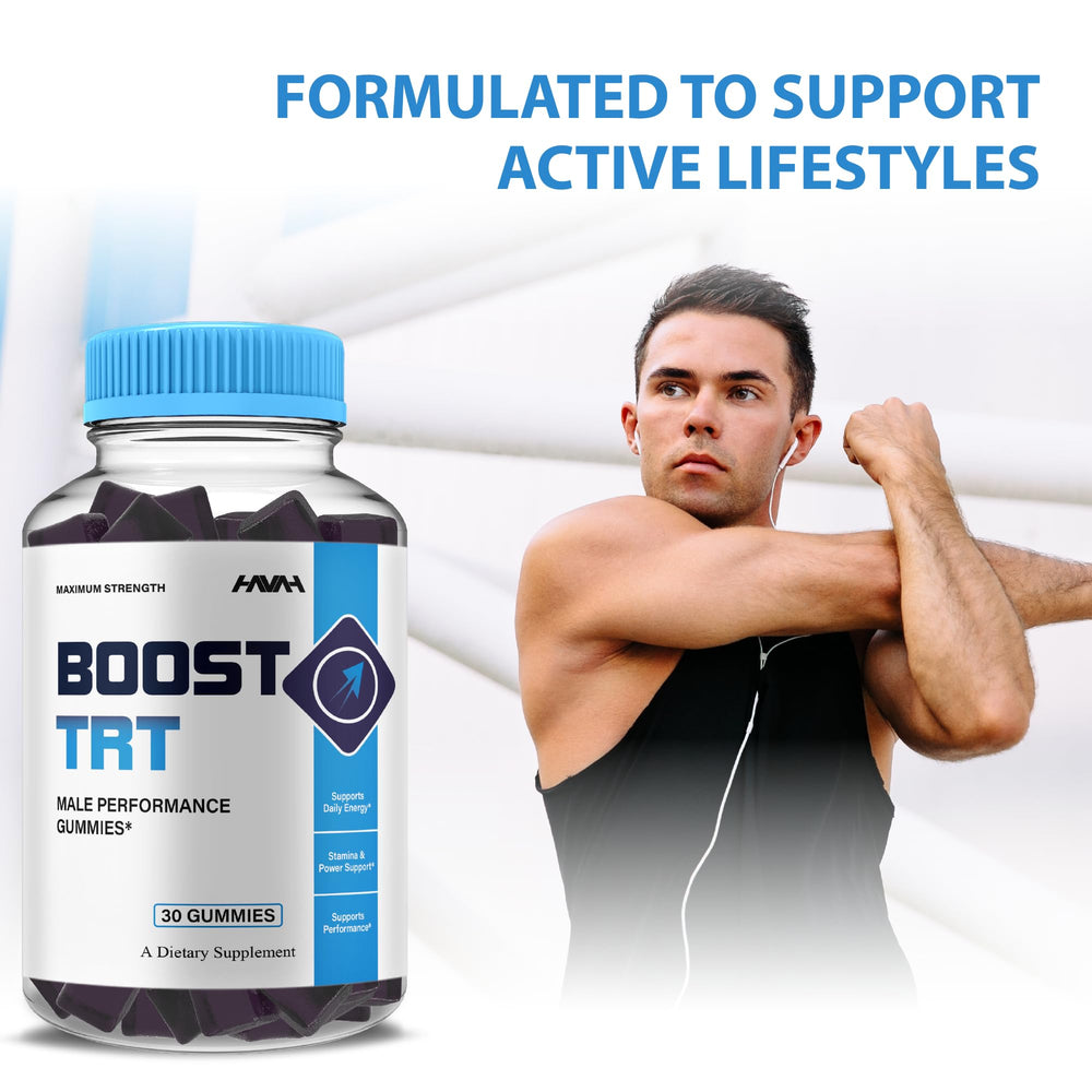 Packaging for Boost TRT Performance Gummies