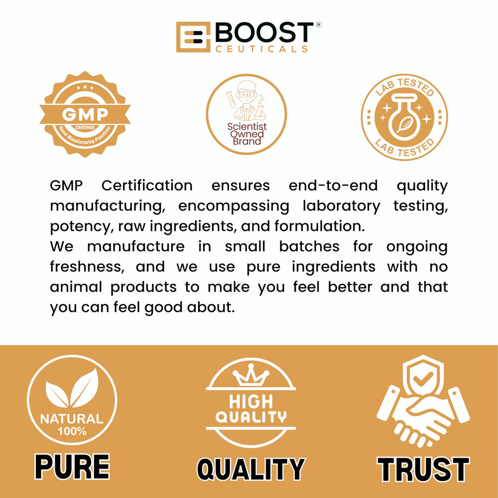 Full packaging: bottle and box for BoostCeuticals D-Ribose Capsules 90