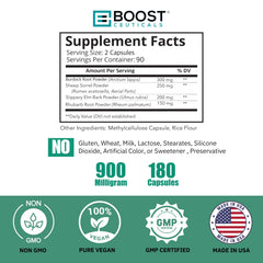 180 vegan capsules designed for immune support and detox