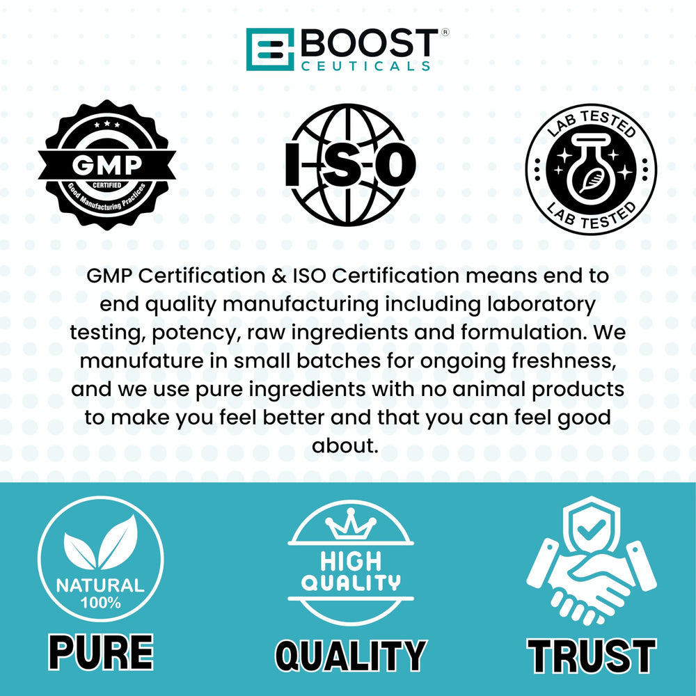 Family and scientist owned BoostCeuticals branding