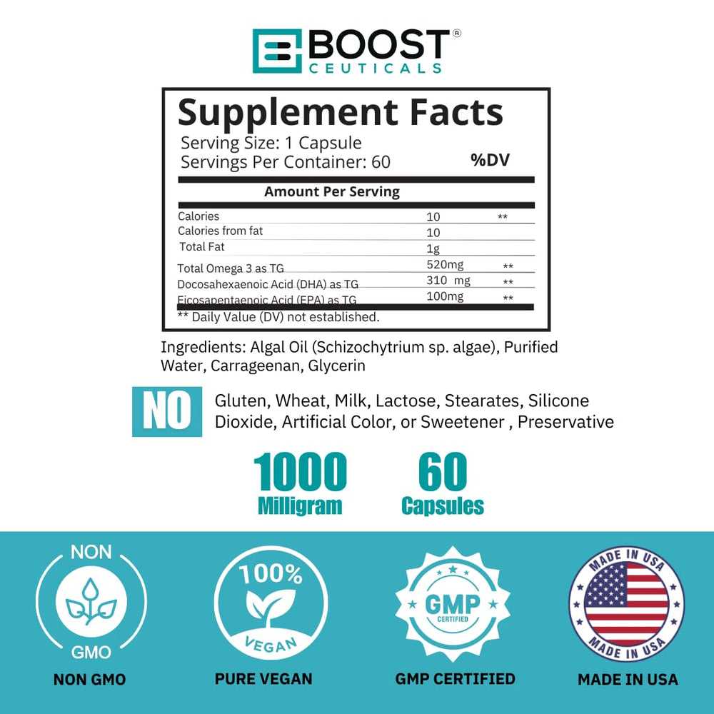 EPA and DHA per softgel: 310mg DHA and 100mg EPA