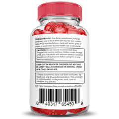 Vegan non-GMO gluten-free labeling for Boostline gummies