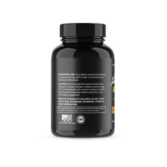 Close-up of Boostron Capsules label on bottle