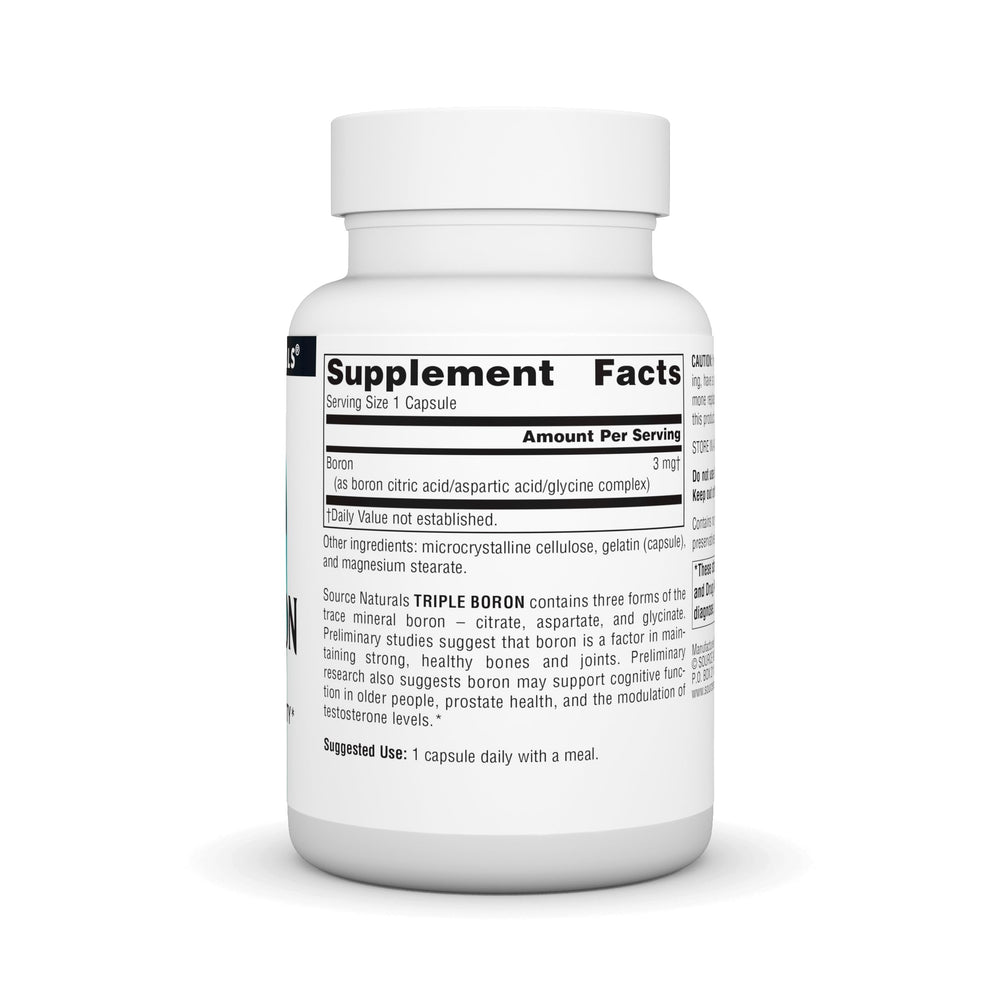 Close-up of a boron capsule