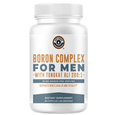 Boron Tongkat Ali men’s supplement bottle with capsules