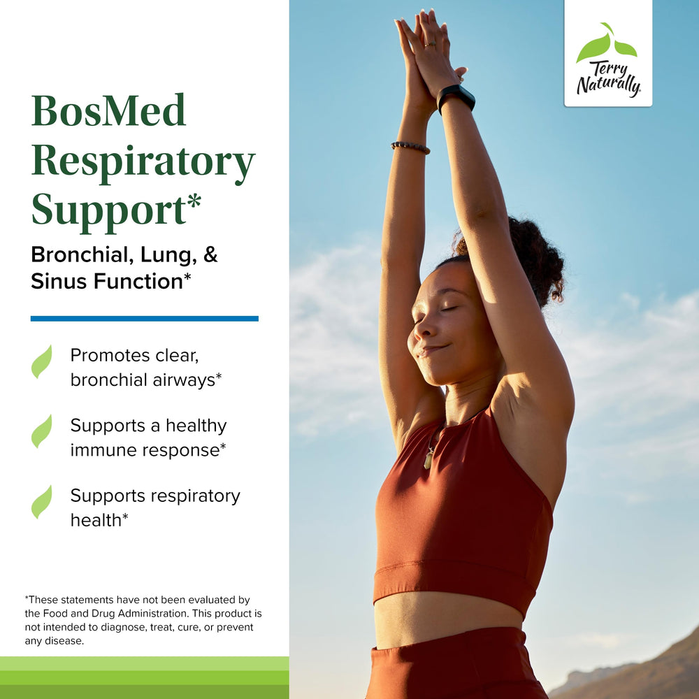 Close-up of BosMed Respiratory Support softgels