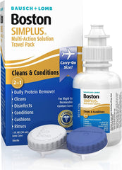 Close-up of Boston SIMPLUS bottle label