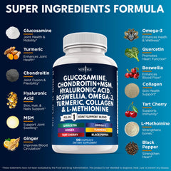 MSM formula with boswellia, ginger, and quercetin