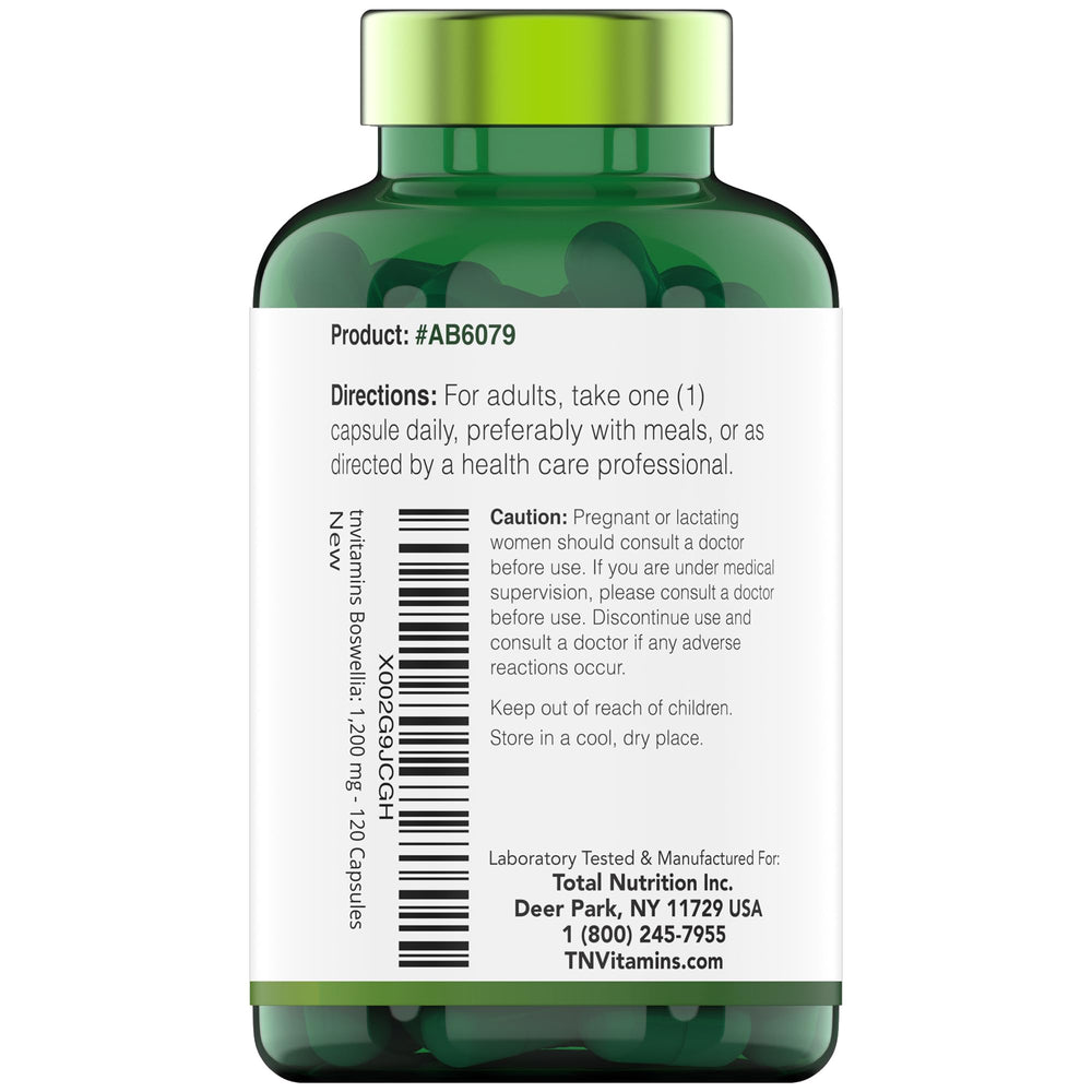 Product detail image showing 1200 mg per capsule and 120 capsules