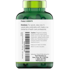 Product detail image showing 1200 mg per capsule and 120 capsules