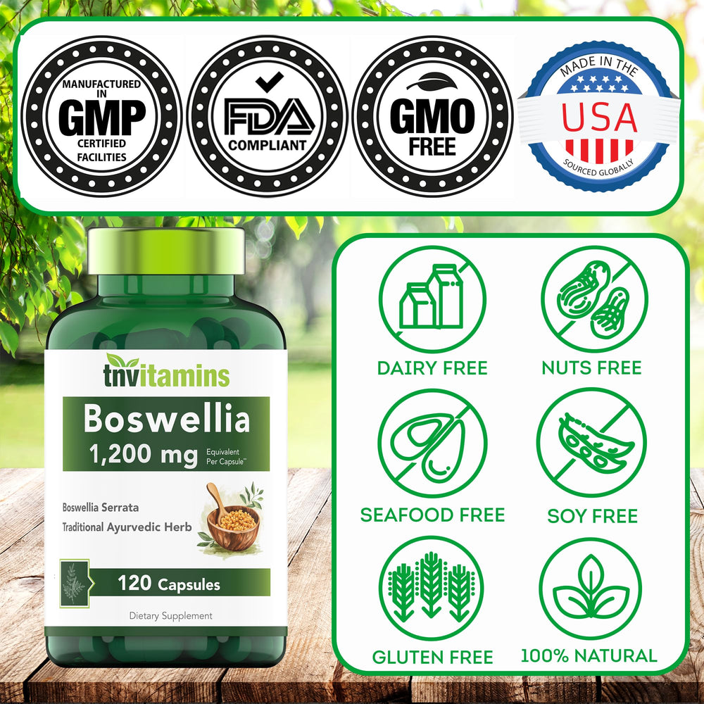 Ingredients and natural extracts of Boswellia Serrata