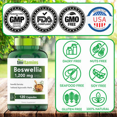 Ingredients and natural extracts of Boswellia Serrata