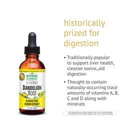 Dropper dispensing Dandelion Root liquid extract from bottle