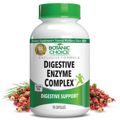 Botanic Choice Digestive Enzyme Complex bottle with label