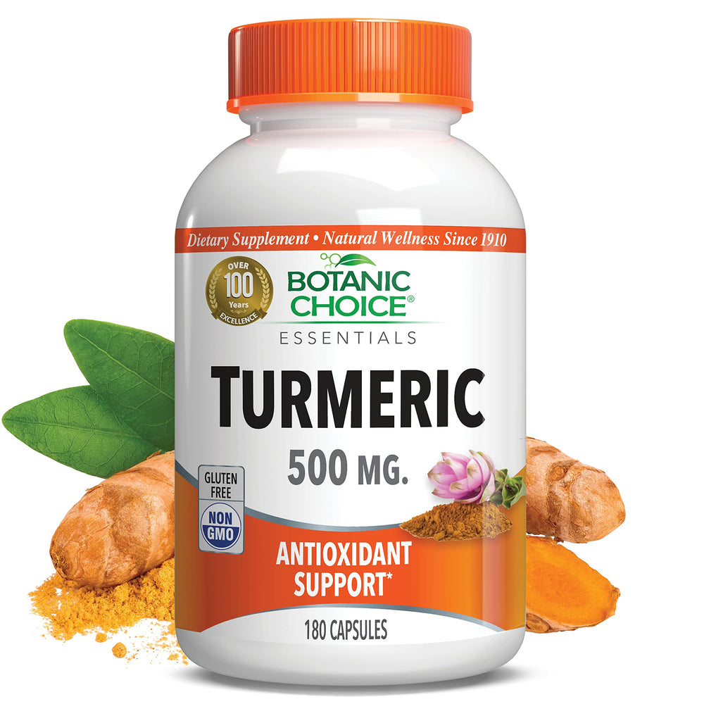 Botanic Choice Premium Turmeric bottle and label