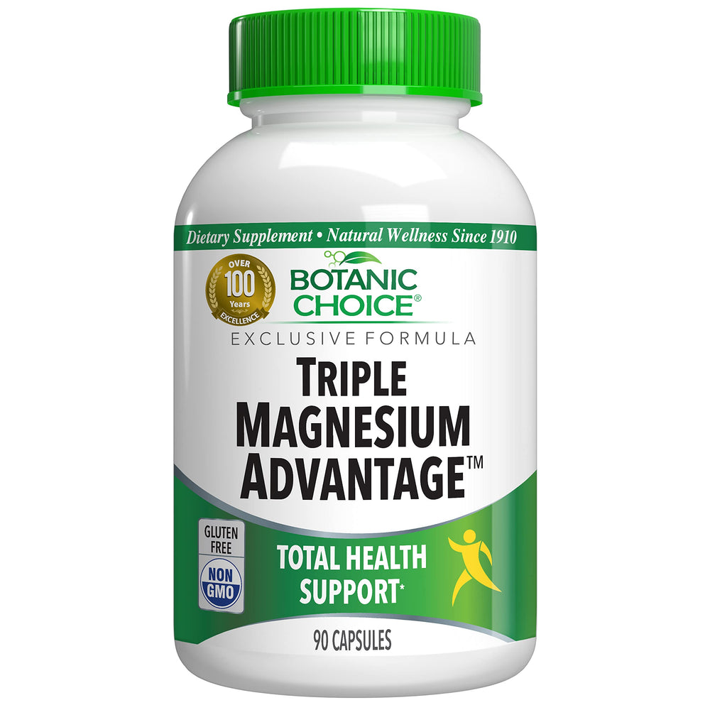 Botanic Choice Triple Magnesium bottle for daily mineral support