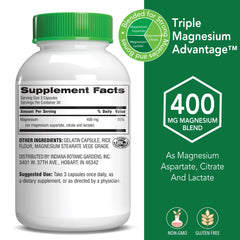 Botanic Choice capsules close-up showing easy-to-swallow magnesium