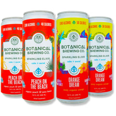 Hero image of Botanical Brewing Peach & Orange Mix Duo 12 oz cans