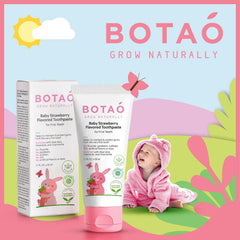 BOTAO Strawberry toothpaste ingredients label