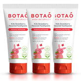BOTAO Kids Toothpaste 3-Pack - front view