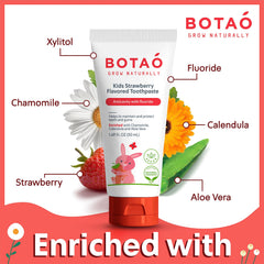 BOTAO Kids Toothpaste Safe to Swallow illustration