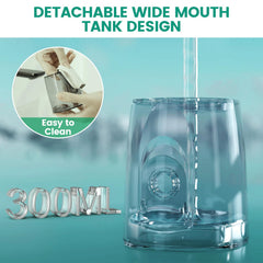 Close-up of 360-degree rotating nozzle on BOTLIFE W1
