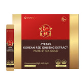 Packaging front view of BOTO 6-Year Korean Red Ginseng sticks