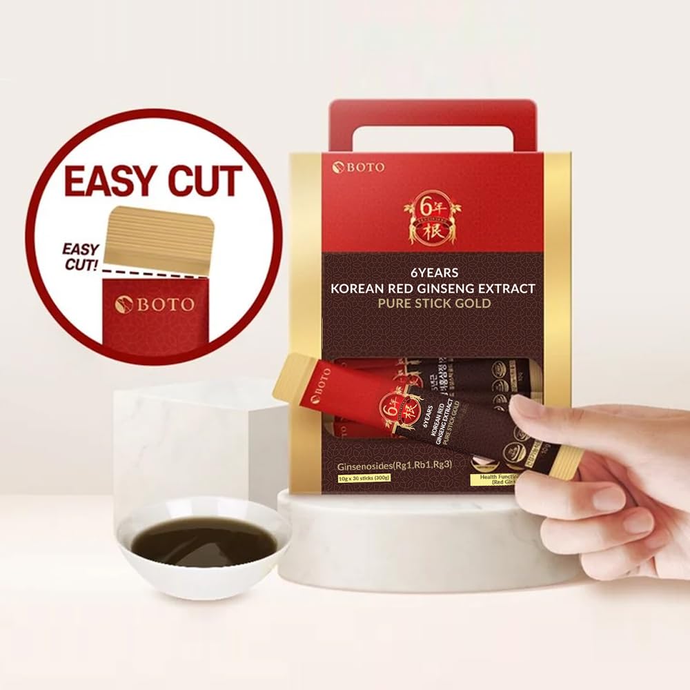 Close up of red ginseng stick aroma and texture