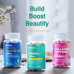 Bottle of 120 vegan omega-3 softgels