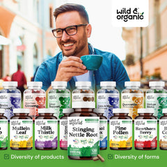 Bottle of 120 vegan nettle root capsules