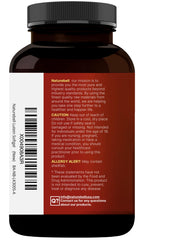 Bottle of 360 softgels with label