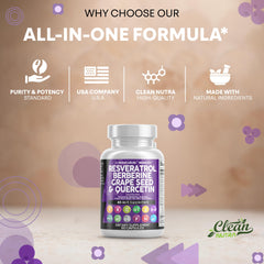 Front label close-up of Clean Nutra product