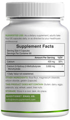 Bottle label close-up showing ingredients