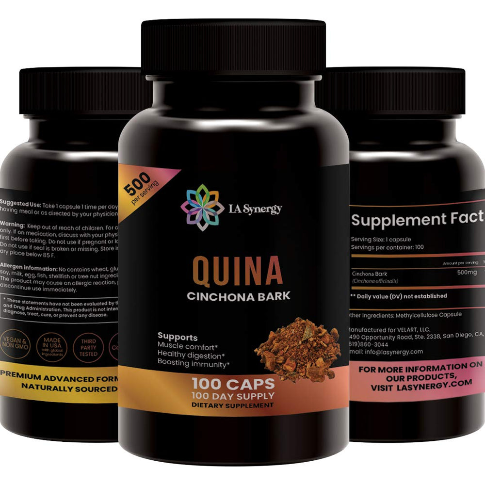 Bottle packaging showing 100 capsules