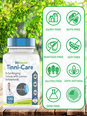 Close-up of bottle label displaying 120 caplets