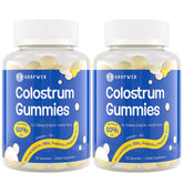 Bottle of Bovine Colostrum Gummies with vanilla flavor