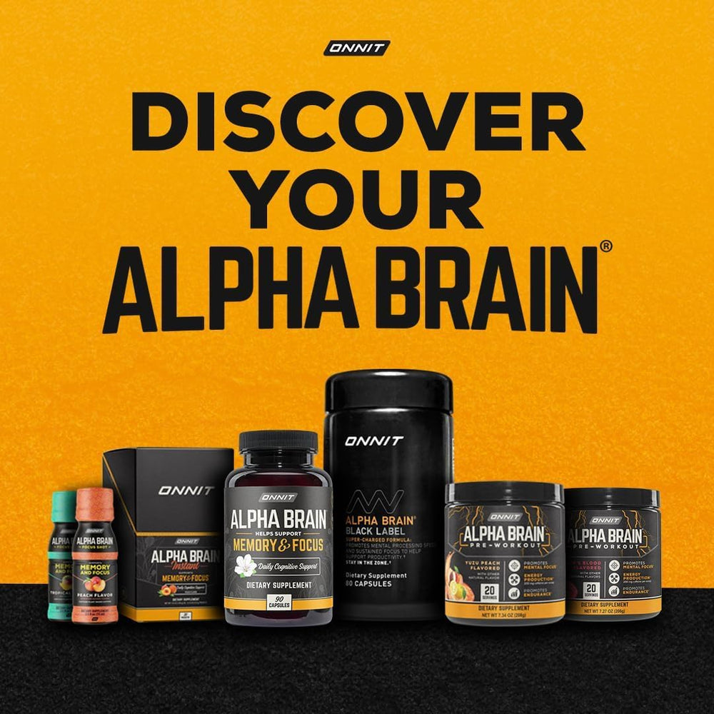Box and bottle showing the 2-pack Alpha Brain
