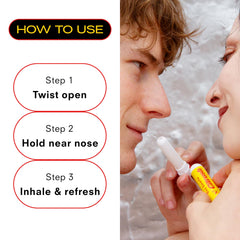 Close-up of Citrus Sniffer Nasal Stick twist cap