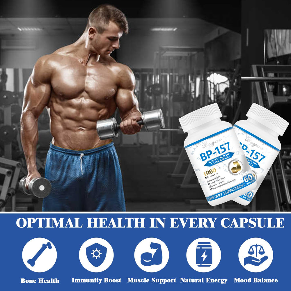 BOYAO BP157 label—high-purity, third-party tested peptide capsule formula.