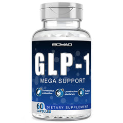 BOYAO GLP-1 capsules bottle front showcases the non-GMO, gluten-free formula for digestive support.