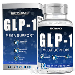 BOYAO GLP-1 capsules on shelf in lifestyle setting signaling metabolism support.