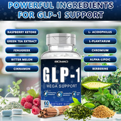 BOYAO GLP-1 capsules being poured into a hand demonstrates easy daily intake.